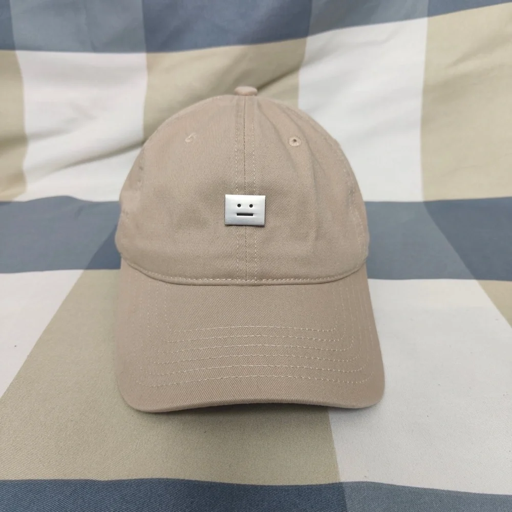 🧢Acne Tan Hat Minimalist Design